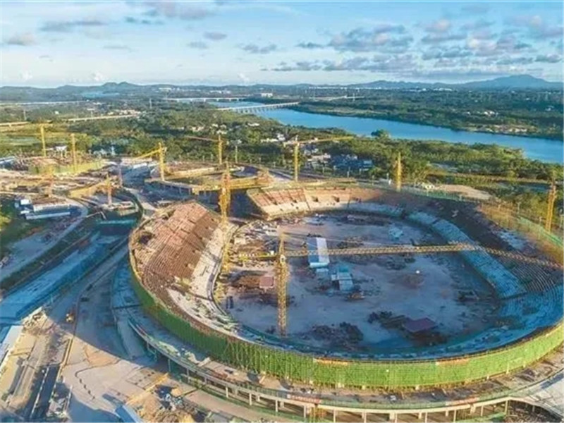 三棵树防水全方位赋能海南琼海文化体育中心项目
